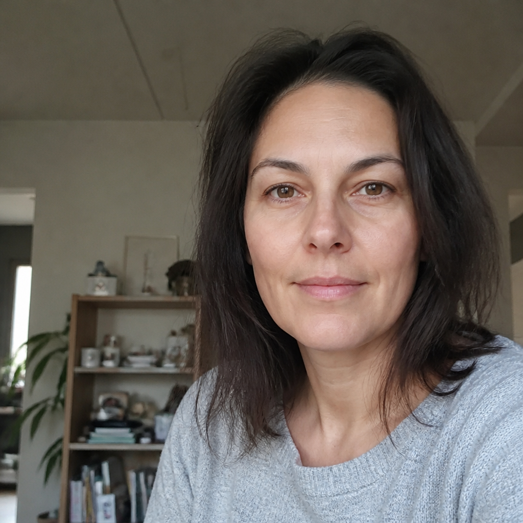 AI-generated fictional portrait